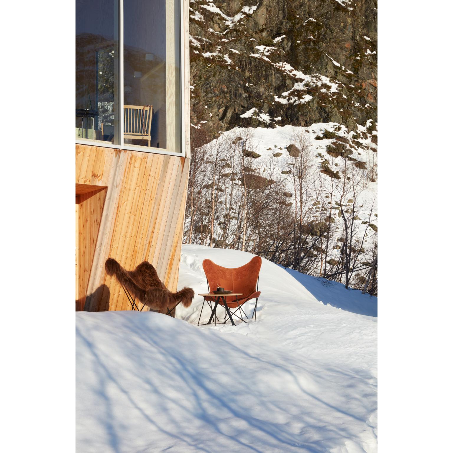 Iceland Mariposa Lounge Chair by Cuero Design For Sale 6