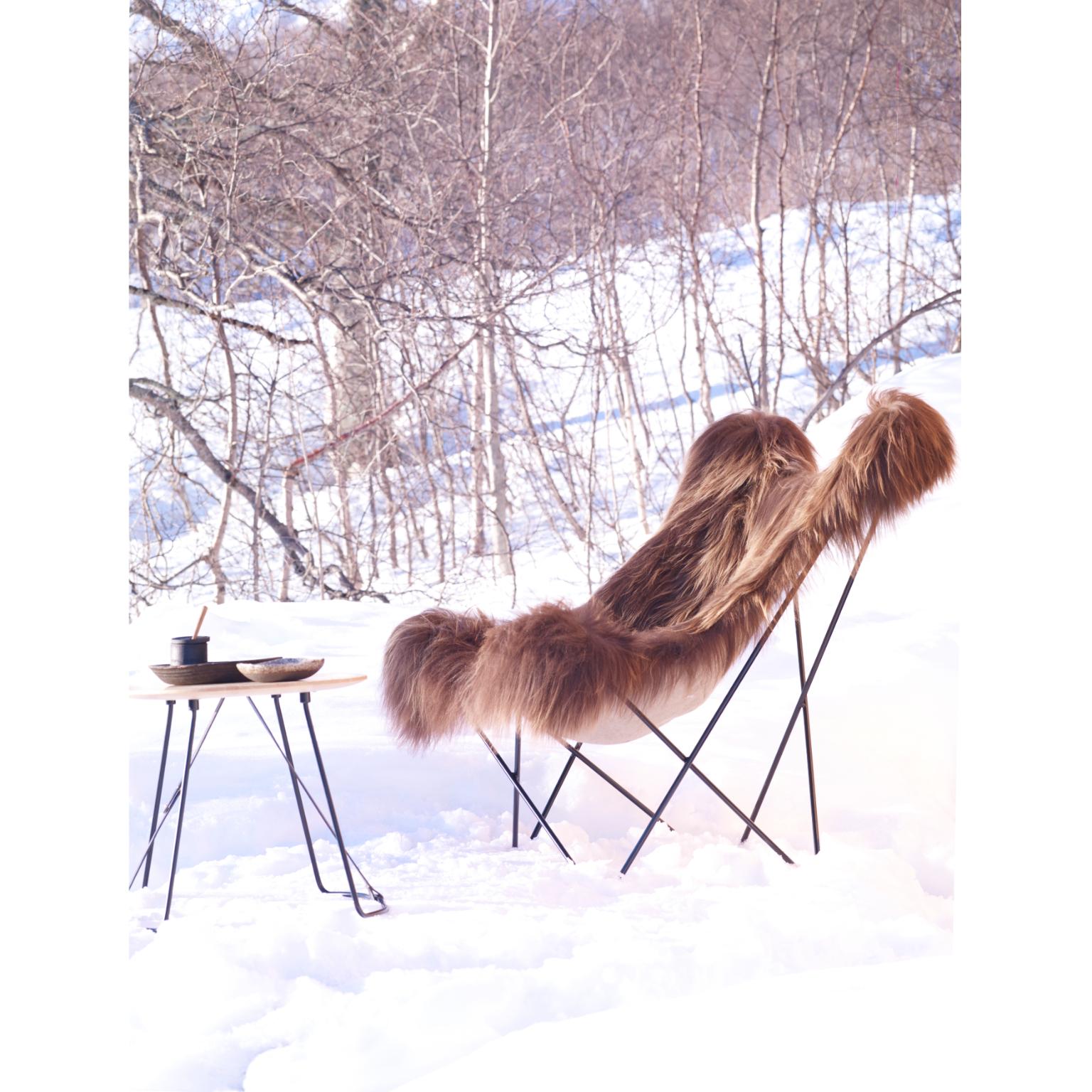 Other Iceland Mariposa Lounge Chair by Cuero Design For Sale