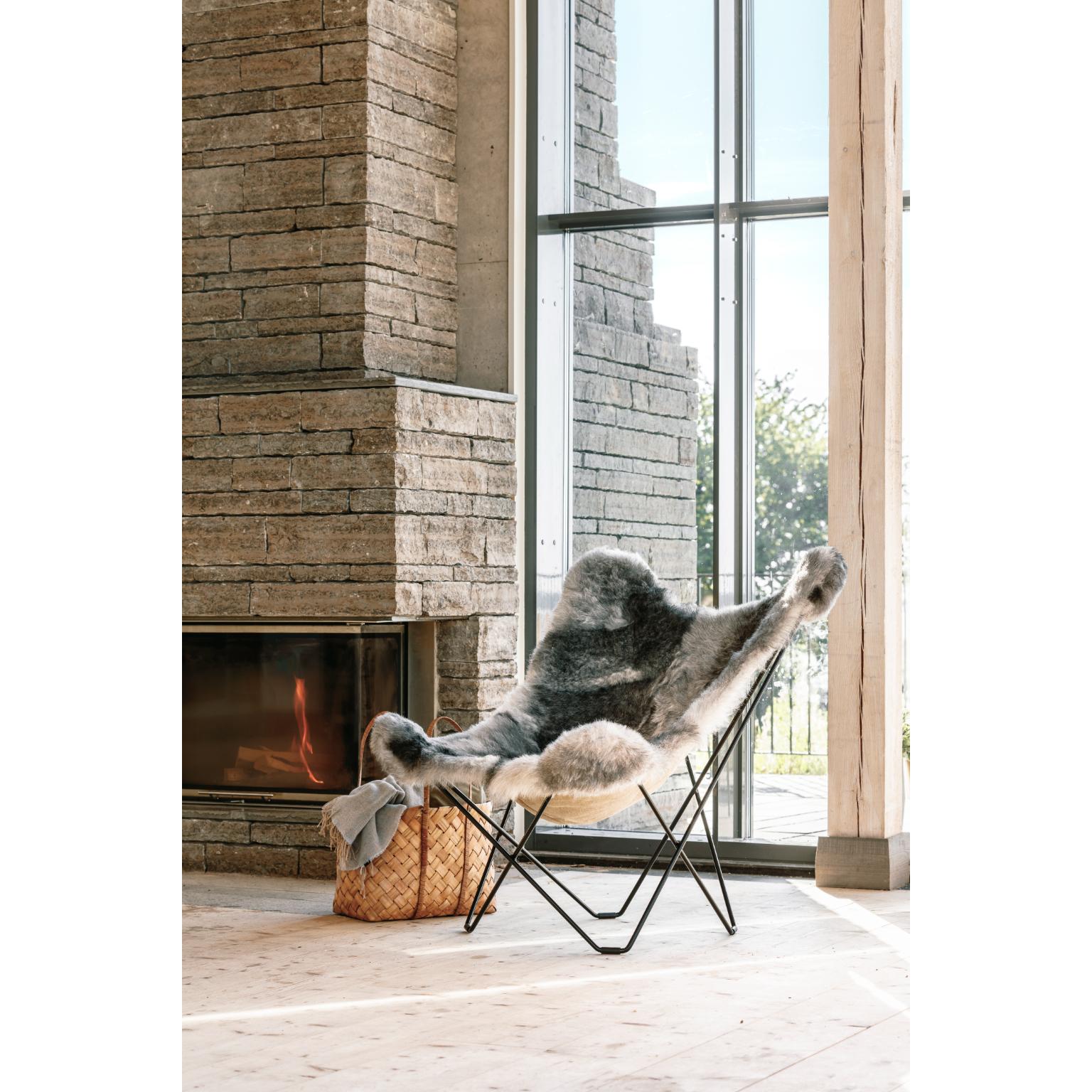 XXI secolo e contemporaneo Iceland Mariposa Lounge Chair di Cuero Design in vendita
