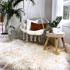 Icelandic Sheepskin Rug Natural White