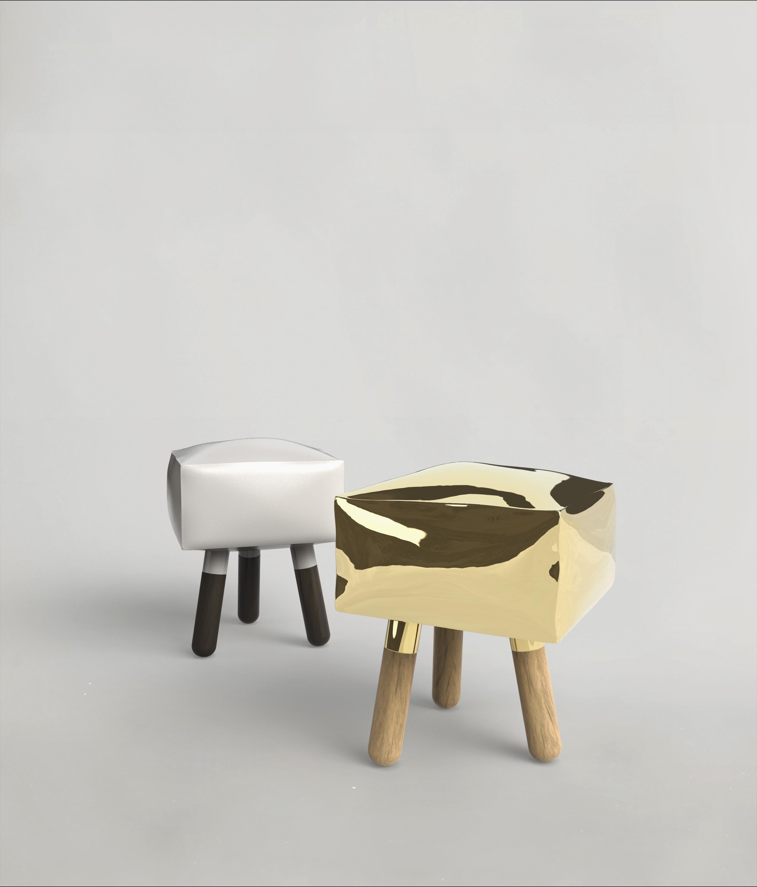 Italian Icenine V2 Stool by Edizione Limitata For Sale