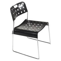 ICF Stacking Chair in Black