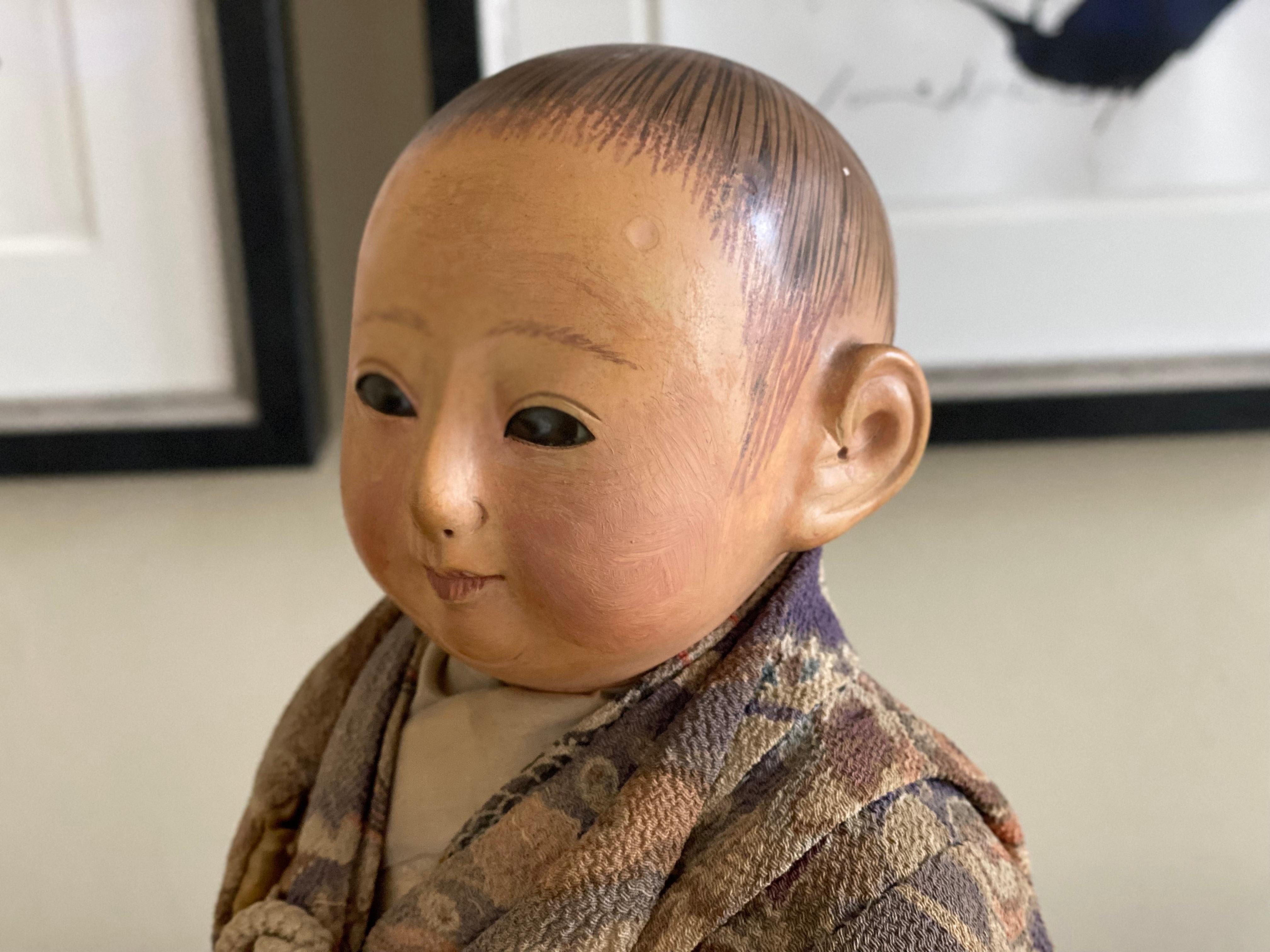 Late 19th Century Ichimatsu Ningyo Doll from Japan Around 1890 For Sale