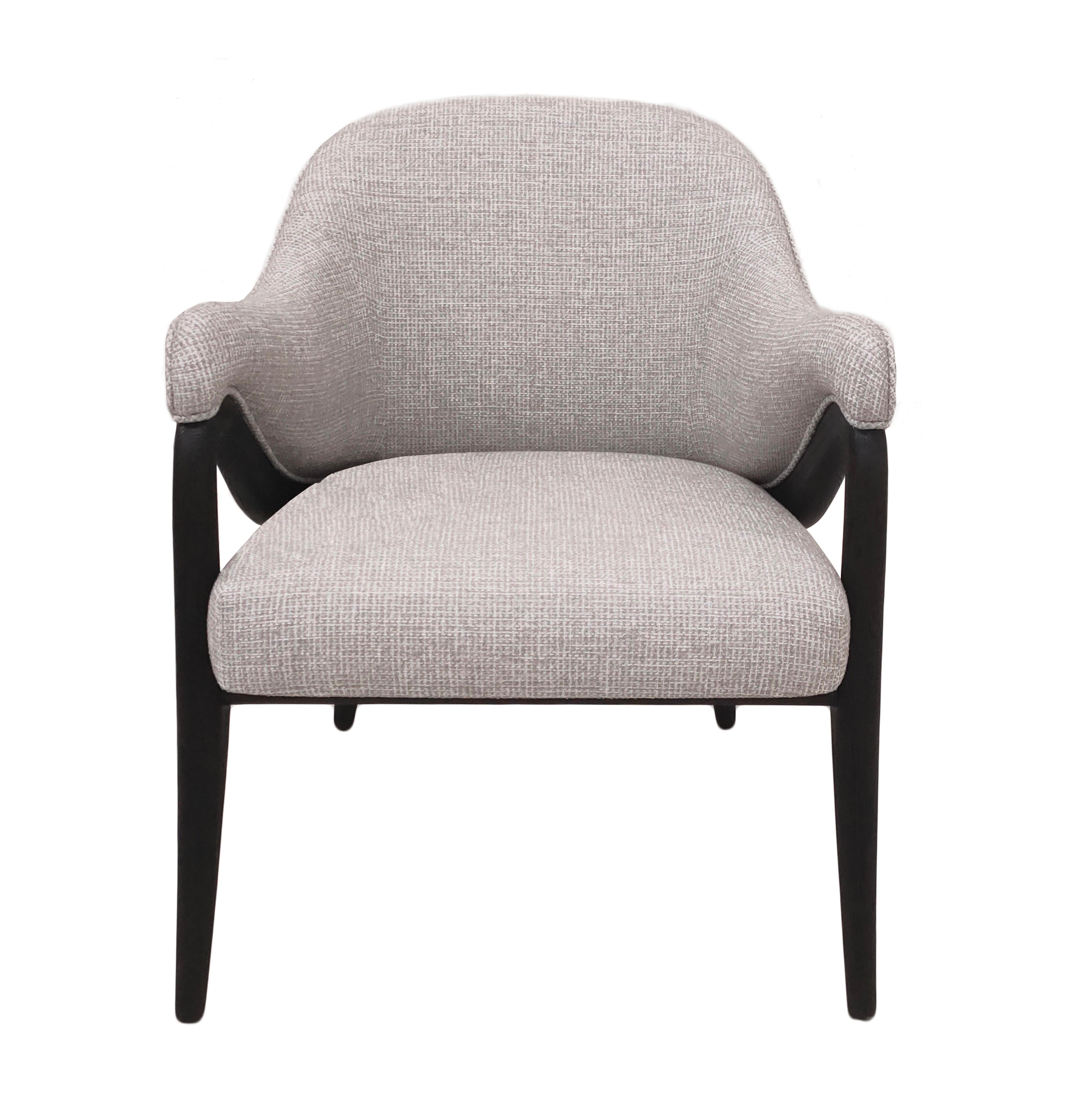 Description: Armchair in pinewood with Loro Piana fabric
Color: Charcoal and light grey
Size: 60 x 73 x 80 H cm
Material: Pinewood and Loro Piana fabric
Collection: Art Déco Garden.