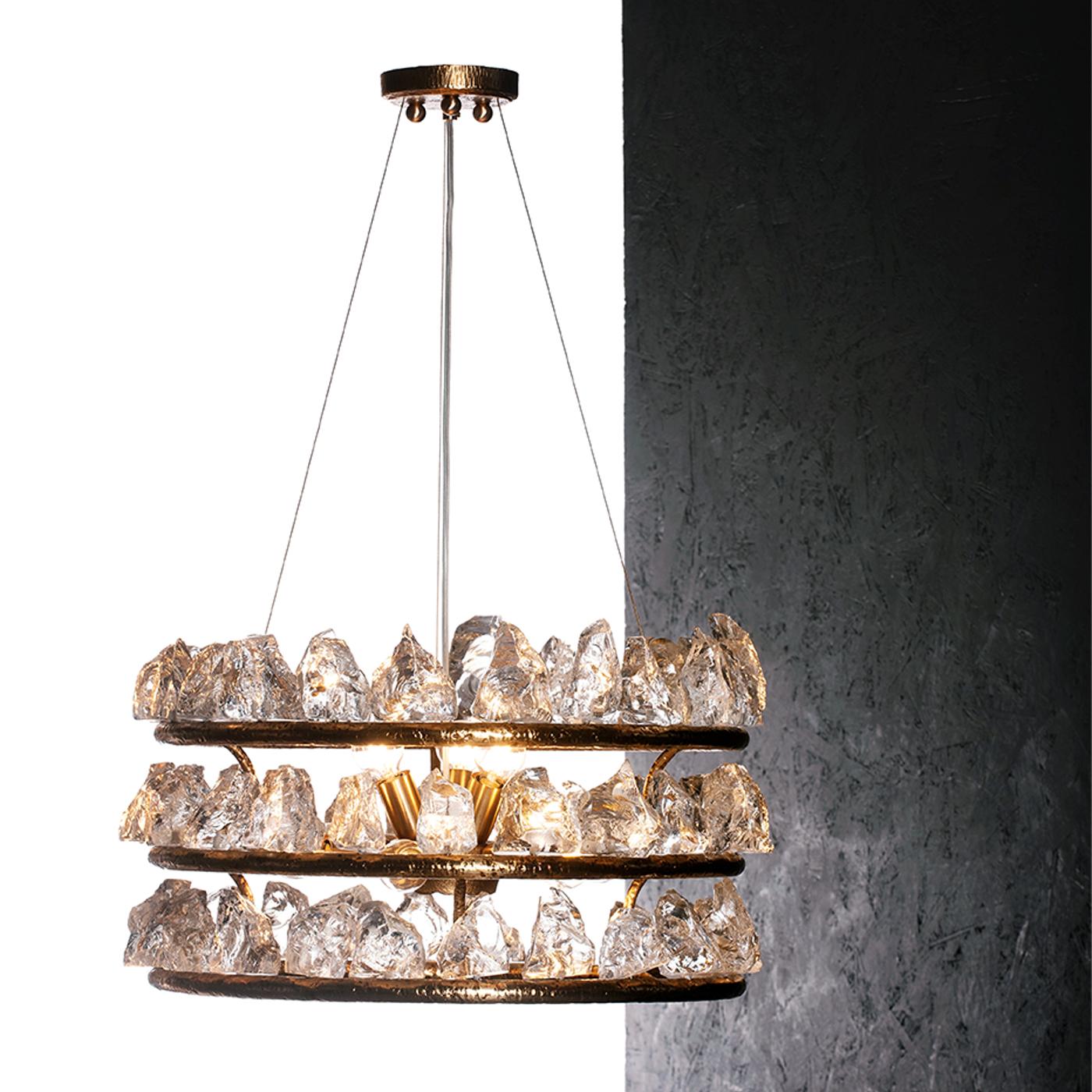 Icicles Tiered Chandelier In New Condition For Sale In Milan, IT