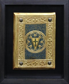 Tavolette in Wood dipinte per la rilegatura di libri L'estetica della Biccherna Siena Toscana