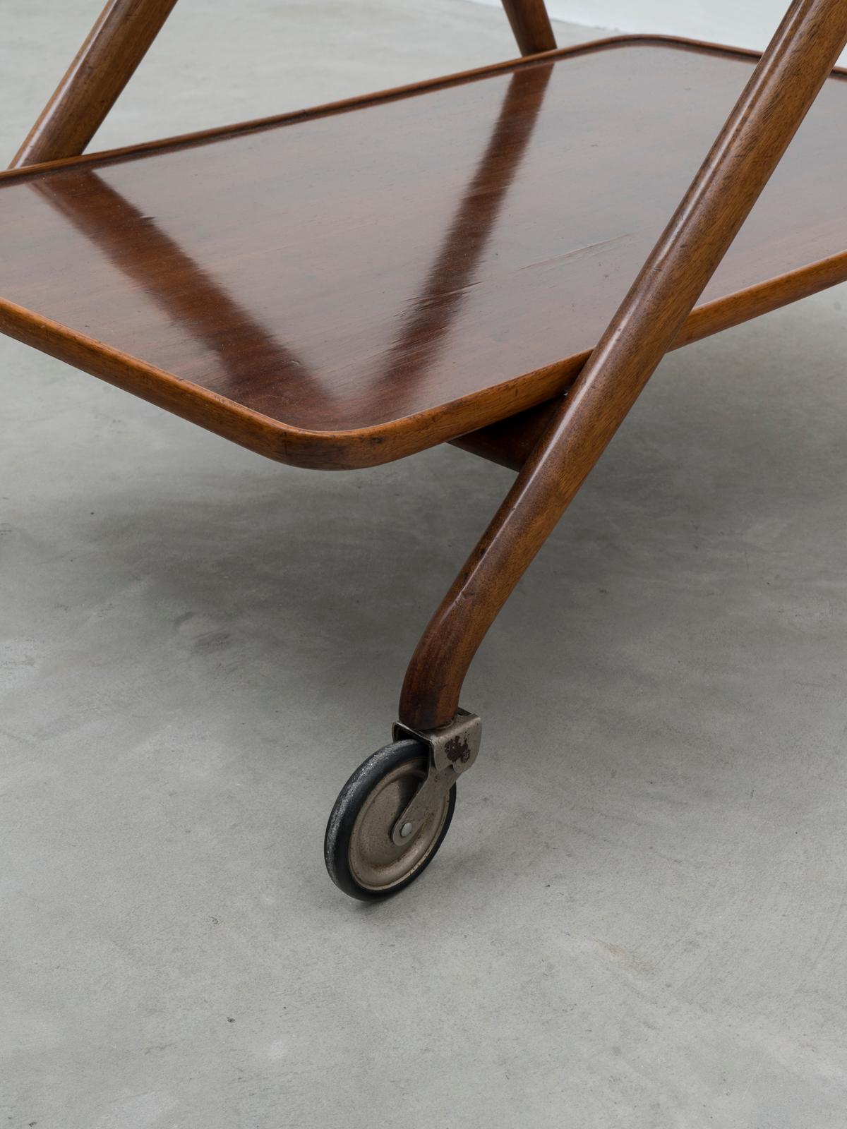 Ico and Luisa Parisi Model 65 Midcentury Serving Cart for De Baggis, 1952 For Sale 1