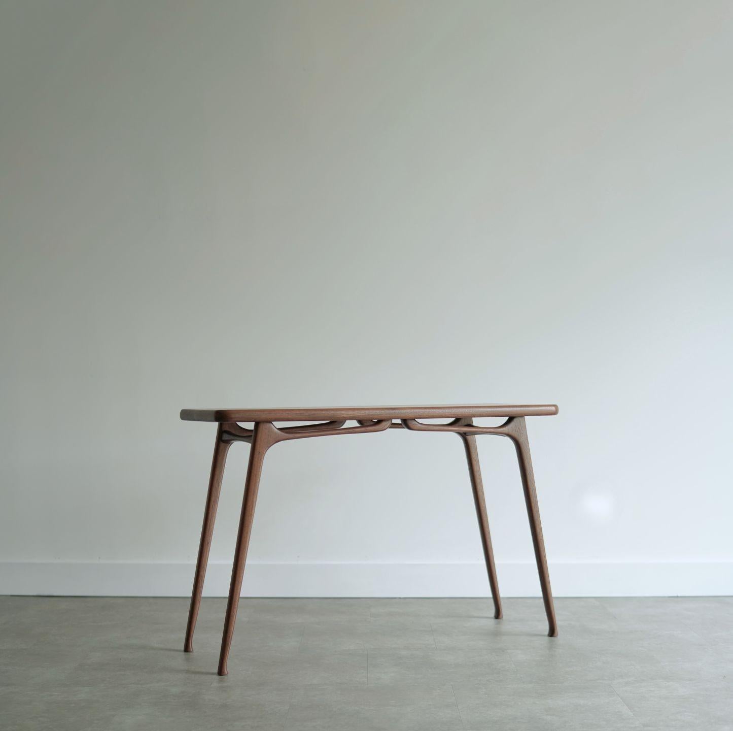 Table console ICO en noyer foncé Neuf - En vente à Westport, CT