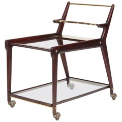 Retro Ico 
Luisa Parisi Bar Cart Mahogany, 1950s