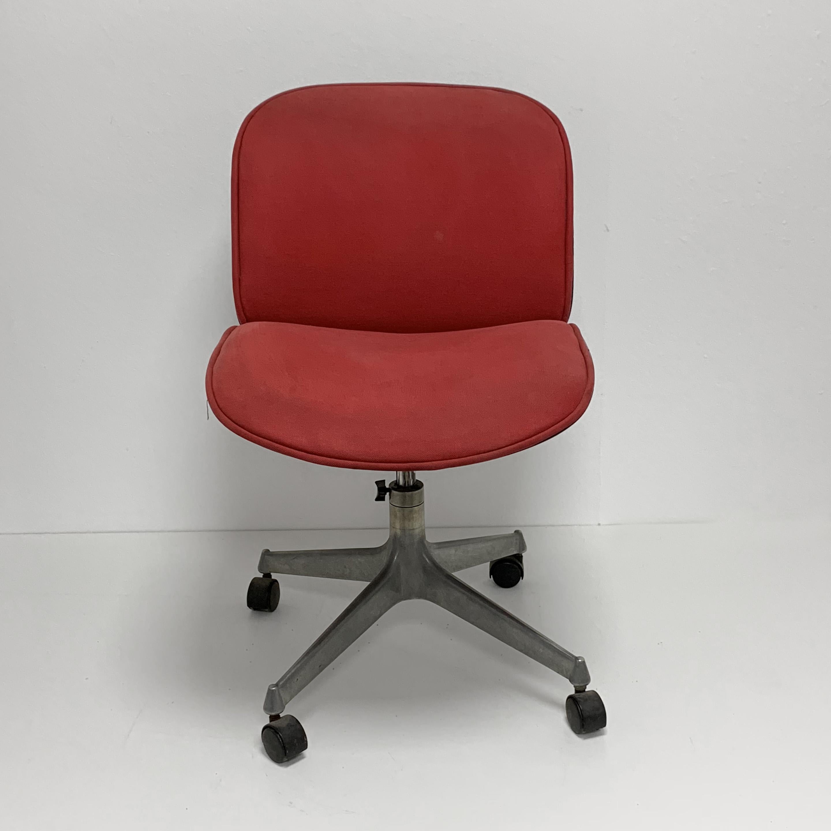 Ico & Luisa Parisi for MIM, Swivel Office Chair, M.I.M. Italy 1950s Swivel Chair 2