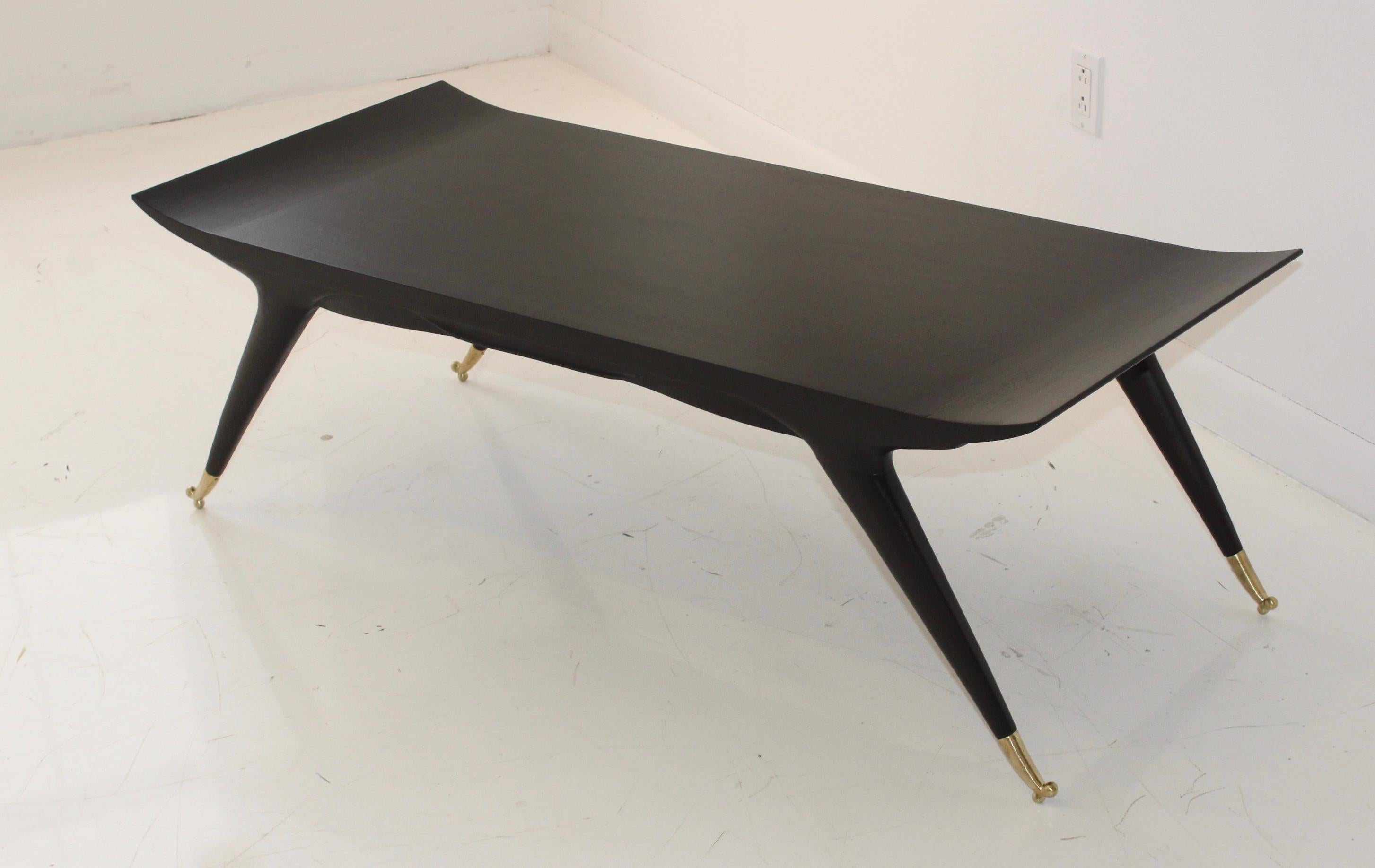 Ico & Luisa Parisi Style Sculptural Italian Coffee Table In Good Condition In New York, NY