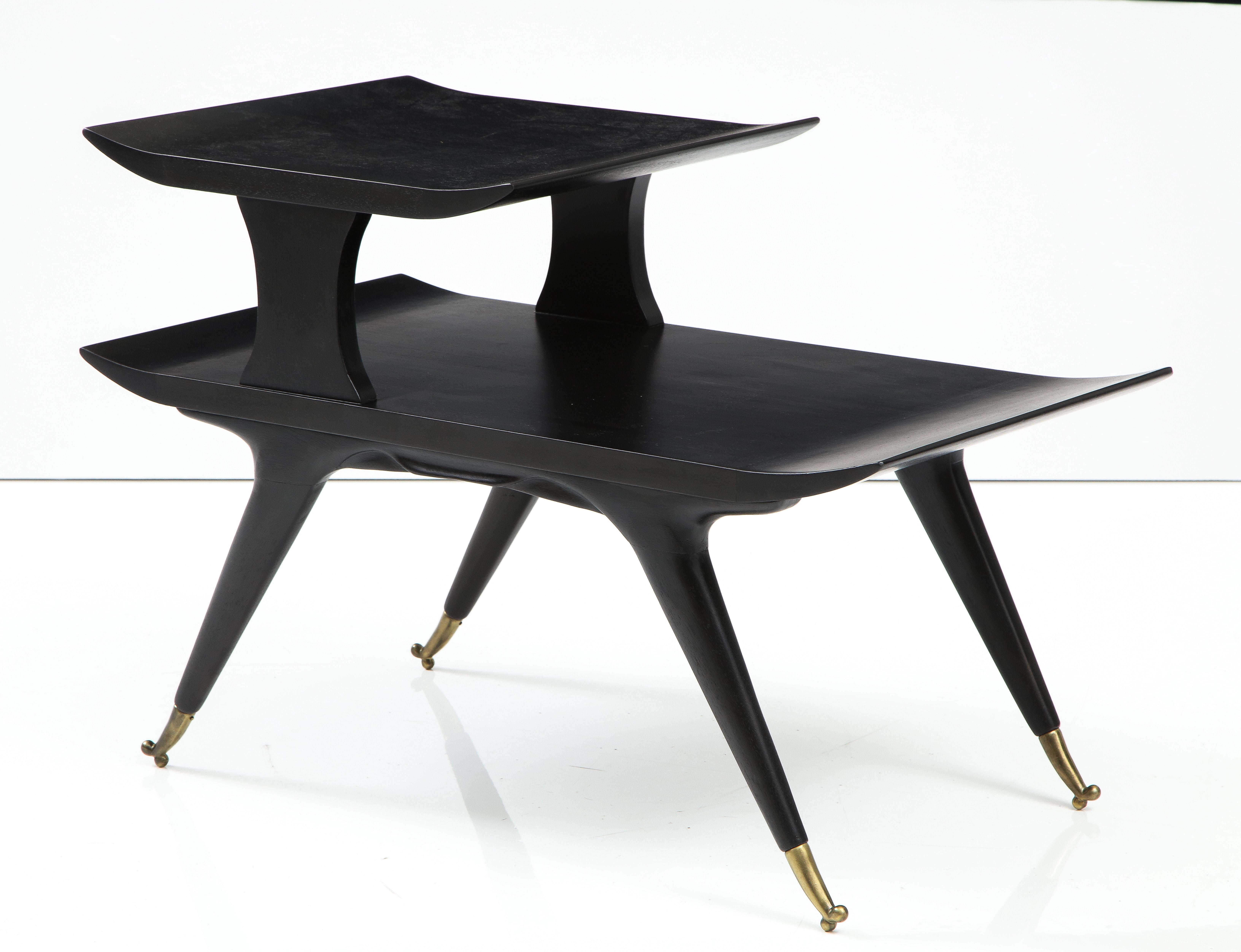 Ico & Luisa Parisi Style Sculptural Italian End Tables For Sale 4