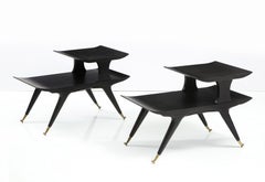 Ico & Luisa Parisi Style Sculptural Italian End Tables