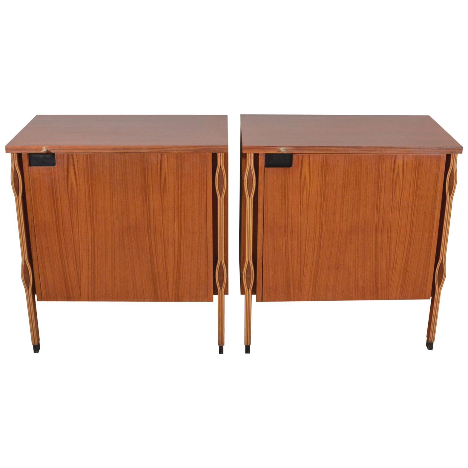 Ico & Luisa Parisi Taormina Teak Credenza Cabinets for MIM, 1958 For Sale