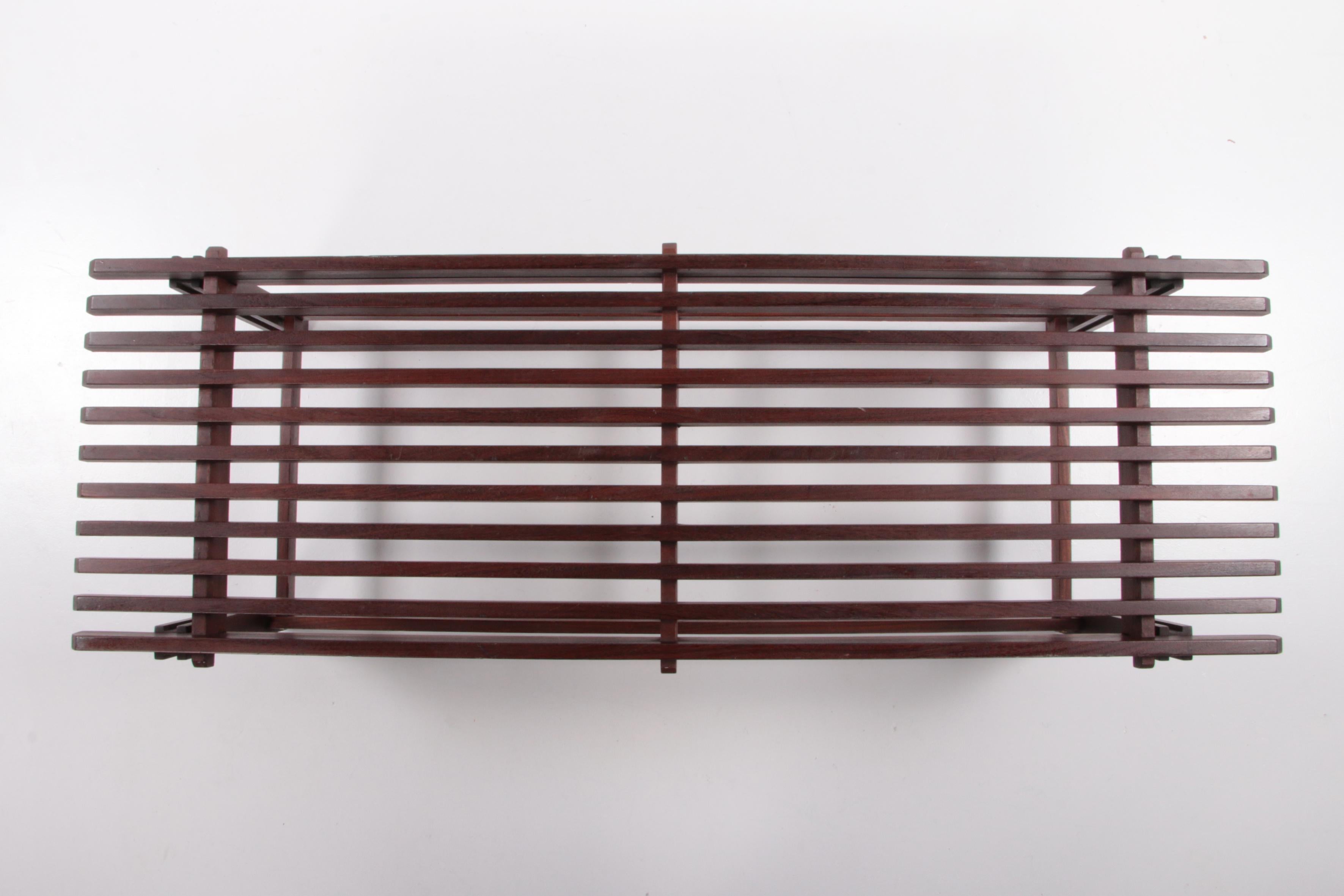 Ico & Luisa Parisi Vintage Wooden Bench, Italian Design 1960 For Sale 6