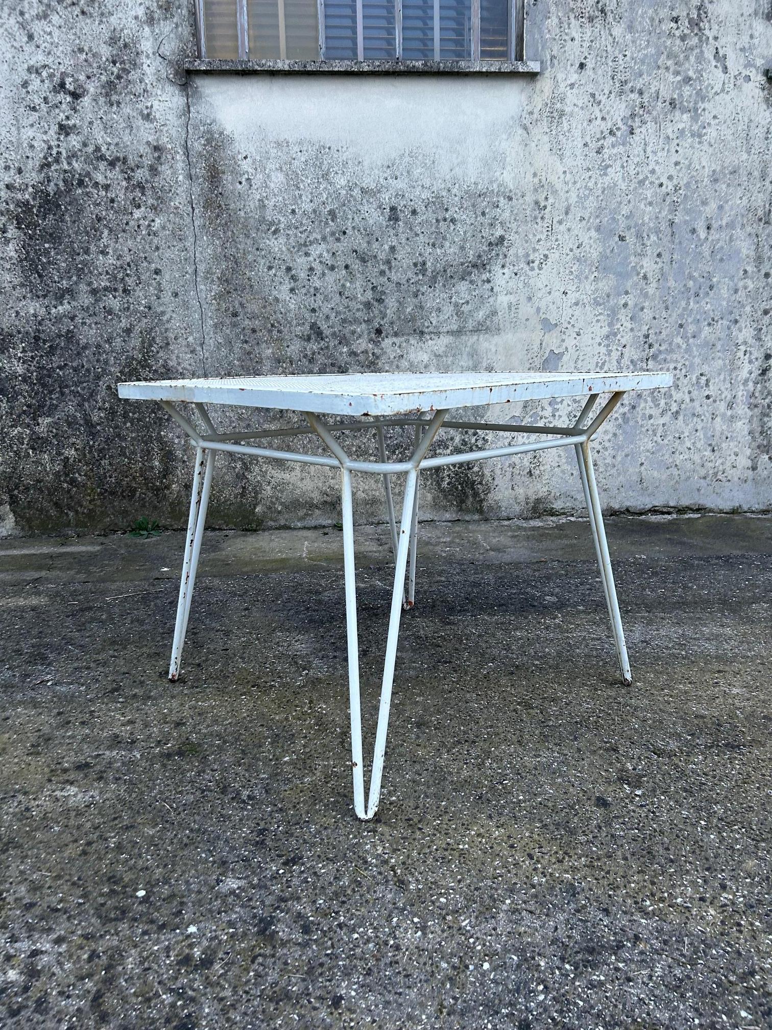 Ico Paris Eisentisch für Sampietro, Como, Italien, 1950er Jahre im Angebot 5