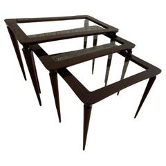 ICO PARISI - 3 tavolini ad incastro per De Baggis - Made in Italy 1950.