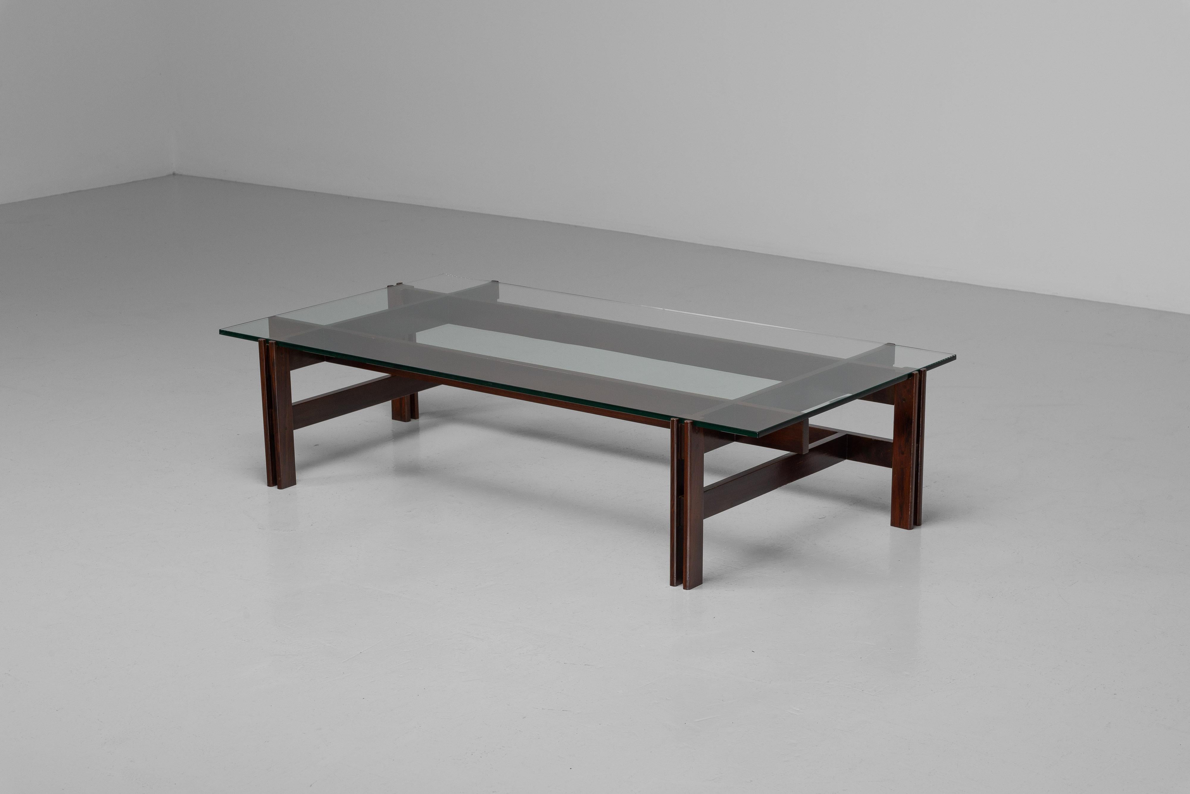 Mesa de centro Ico Parisi 751 Cassina Italia 1962 Vidrio en venta