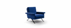 Ico Parisi 875 Armchair by Cassina, Metal & Fabric, Mid-Century