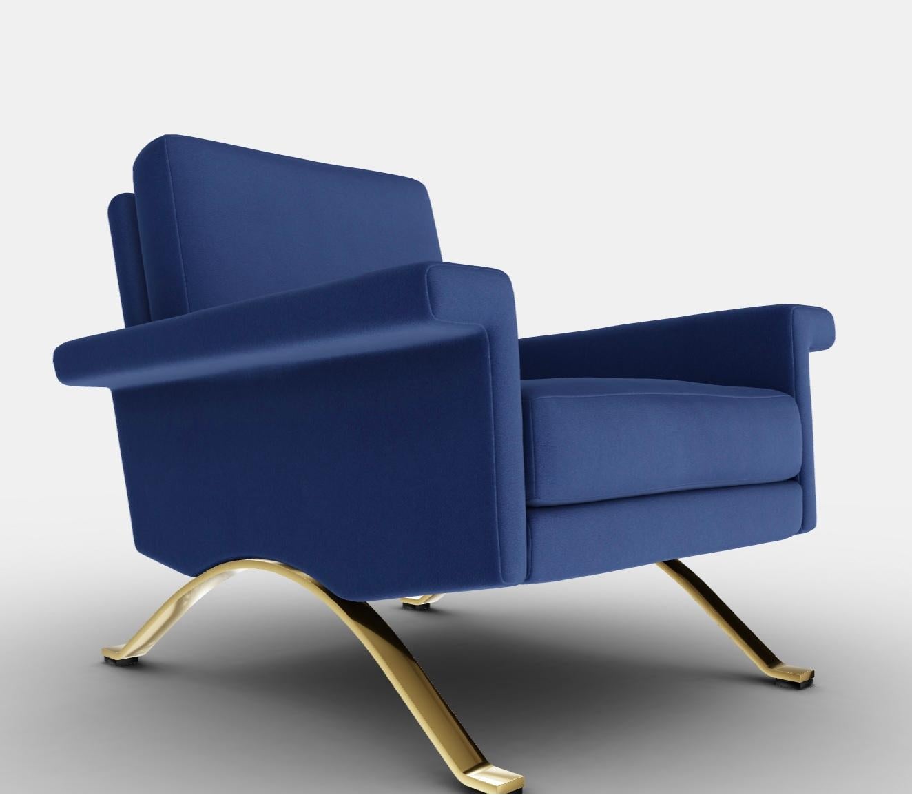 Metal Ico Parisi 875 Armchair for Cassina For Sale