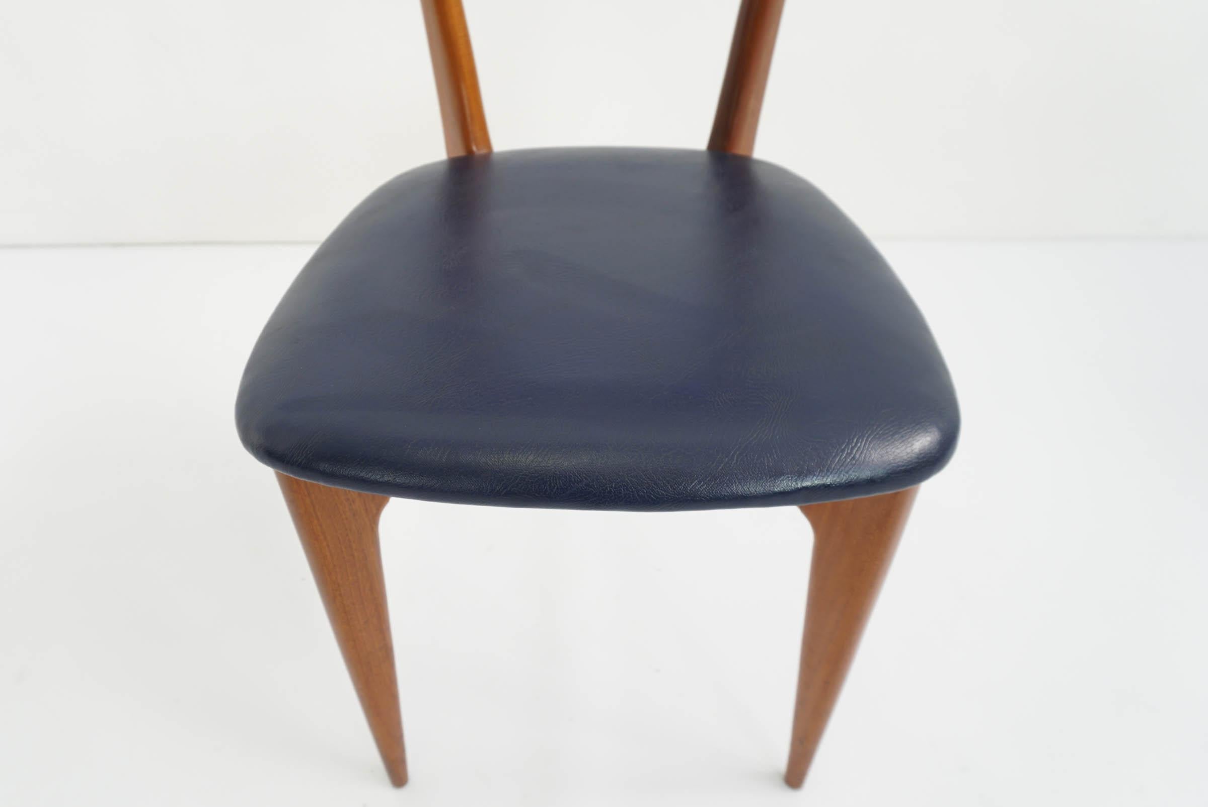 Mid-20th Century Ico Parisi and Luisa Parisi set of 6 Chairs for Ariberto Colombo