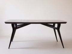 Ico Parisi Attributed Dining Table in Walnut, Italy c1950s
