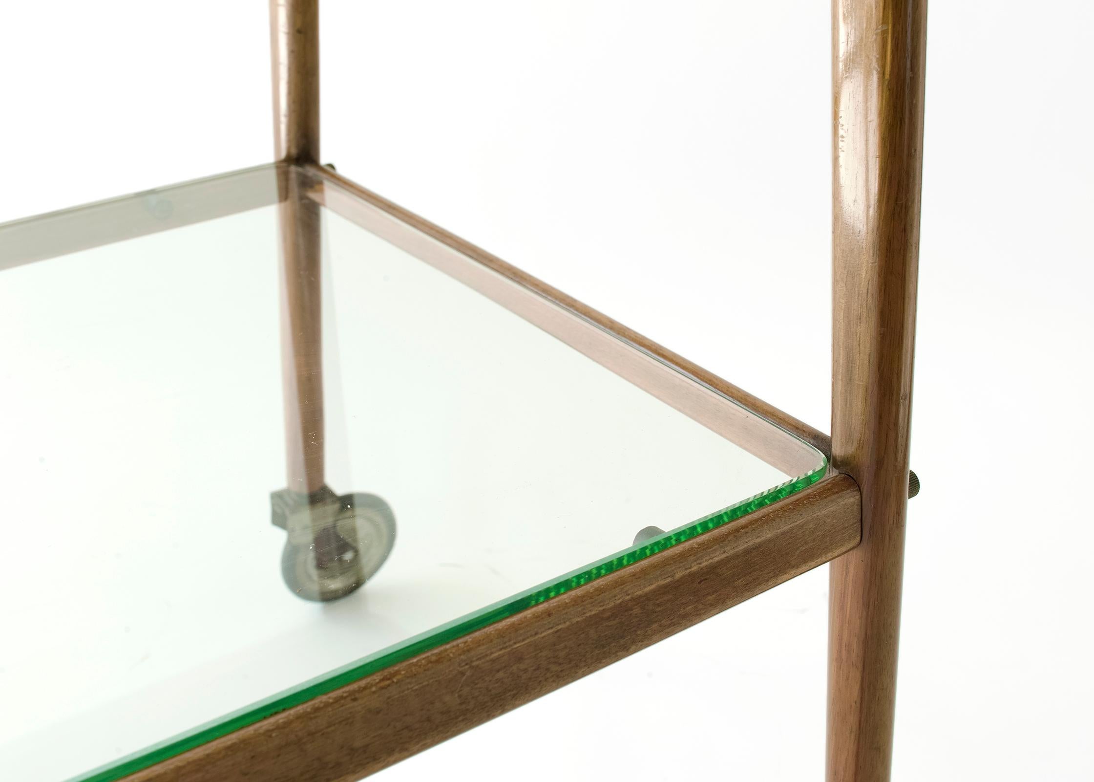 Wood Ico & Luisa Parisi Bar Cart