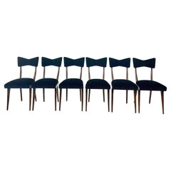 Ico Parisi Bow Tie Dining Chairs, Set of 6