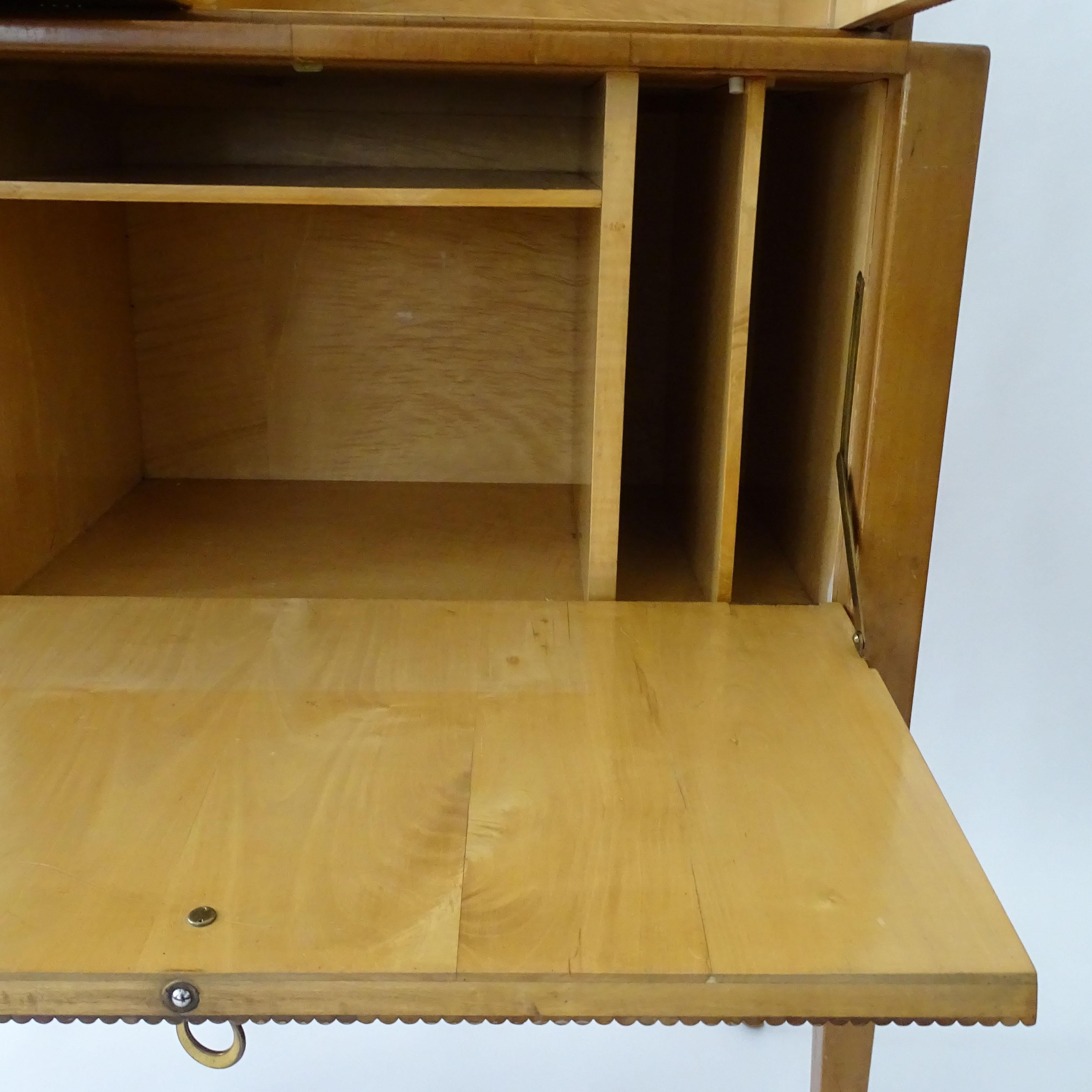 Ico Parisi Cabinet and Dry Bar Manufactured by De Baggis, Italy 1950s For Sale 6