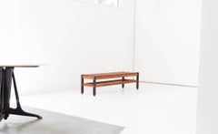 Ico Parisi '' Carmogli '' Teakholzbank für MIM Roma:: 1950er Jahre