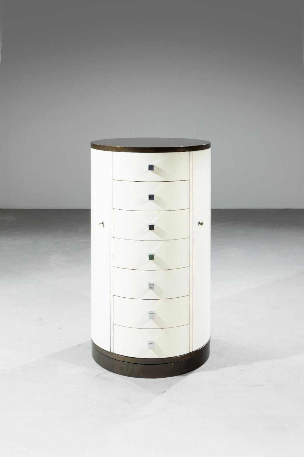 Ico Parisi, Centrepiece chest of drawers series 540, Prod. Fratelli Longhi, 1960 Bon état - En vente à Rivoli, IT