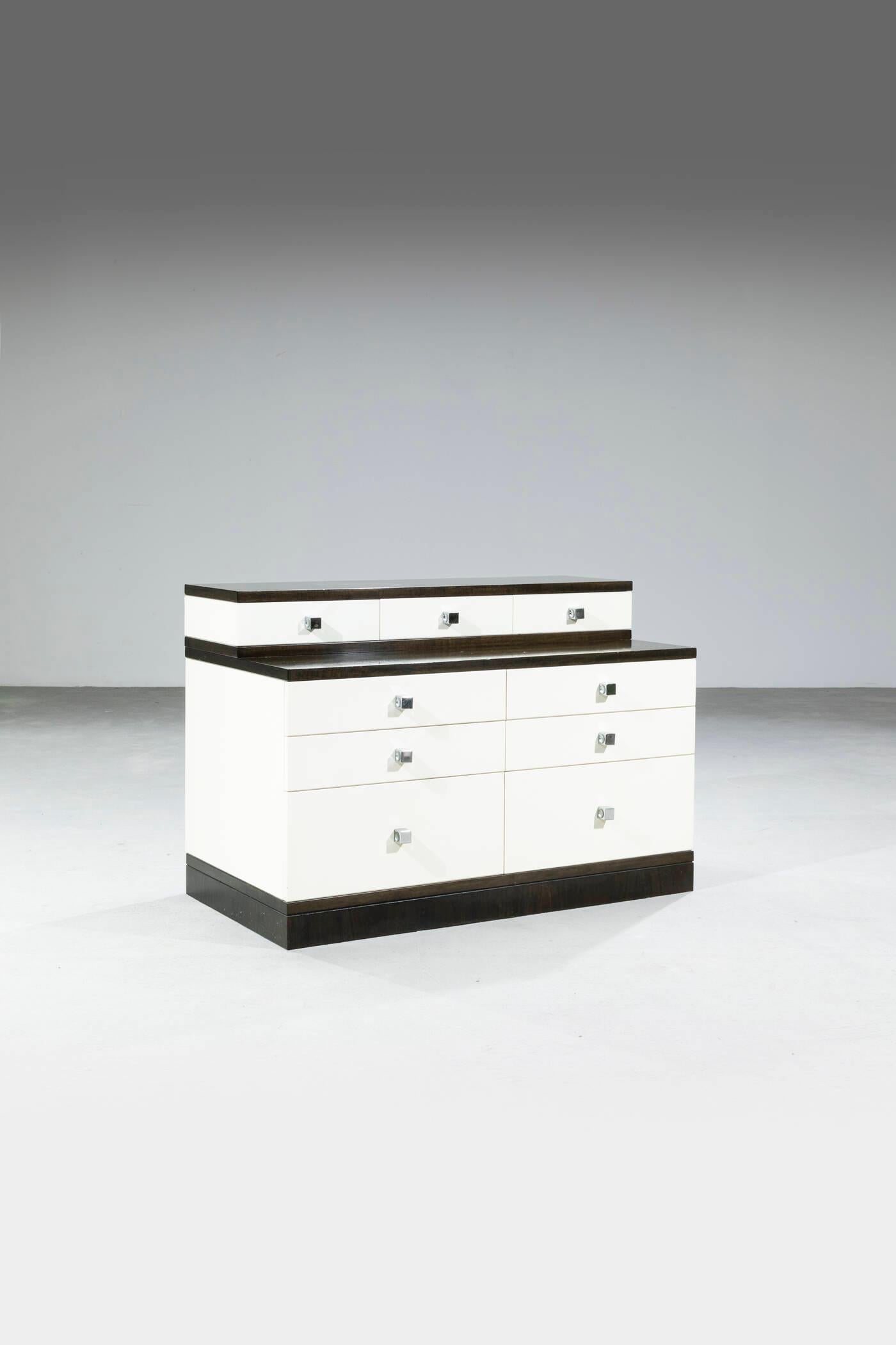 Mid-20th Century Ico Parisi, Cassettone con alzata serie 540, prod. Fratelli Longhi, 1969 in vendita