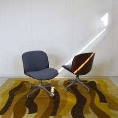 Ico Parisi Stühle für MIM Rom 1970er Jahre