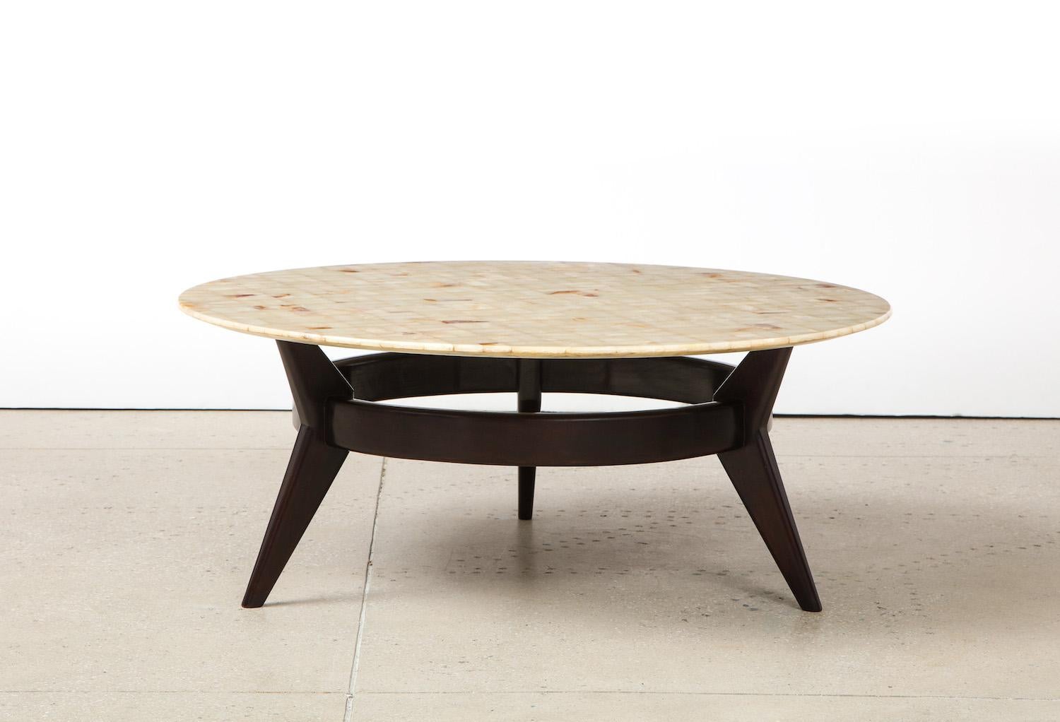 20th Century Ico Parisi Cocktail Table For Sale