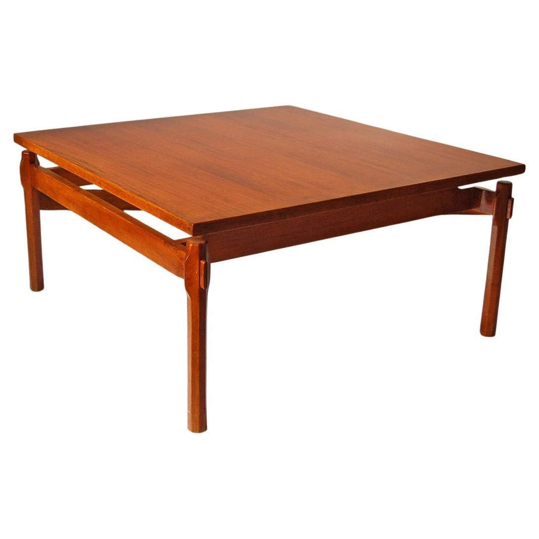 Ico Parisi Coffee Table in Teak Wood for Cassina 1960 