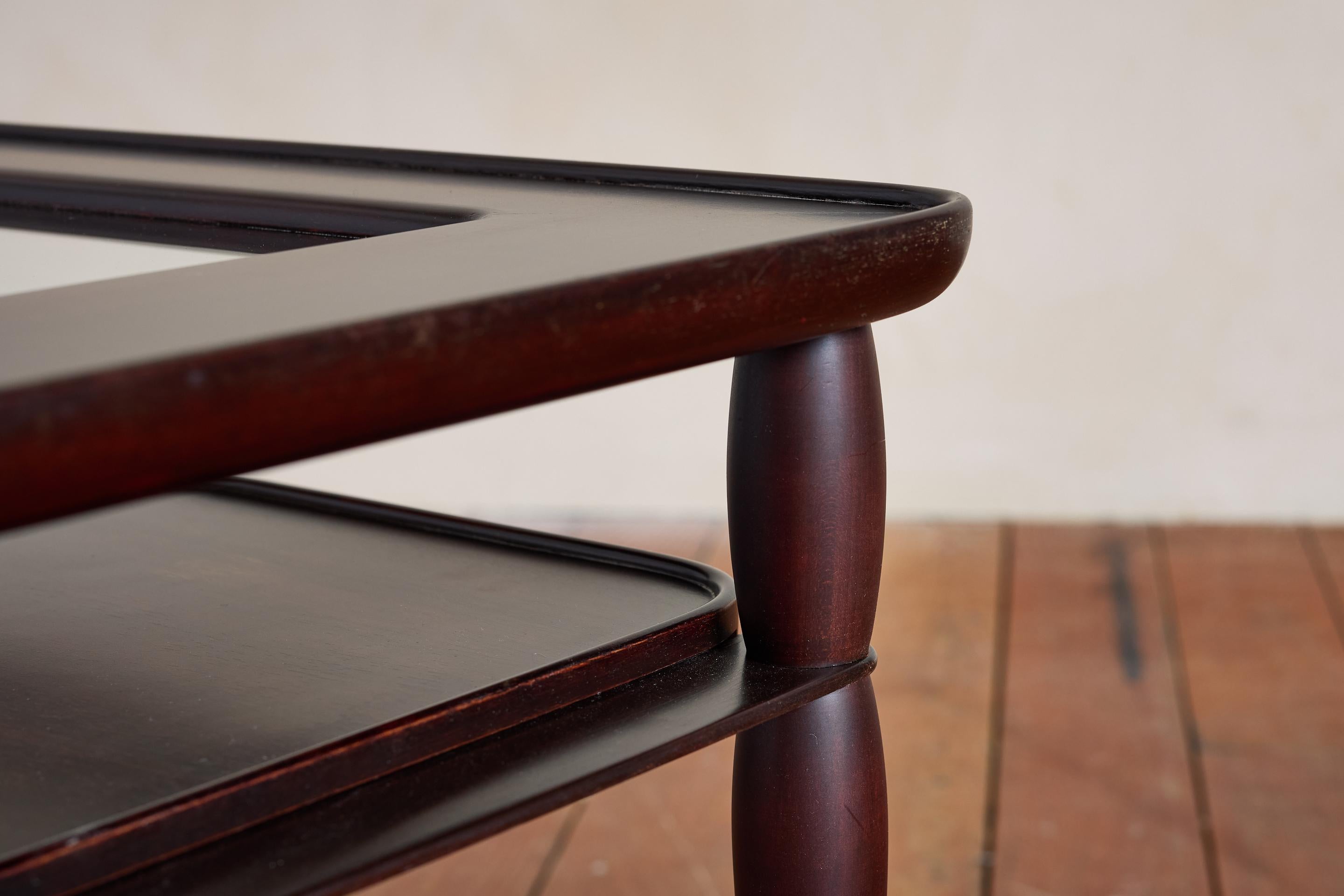 Ico Parisi Couchtisch mit ausziehbarem Tablett im Angebot 8