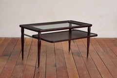 Ico Parisi Attributed Coffee Table with Pull Out Tray