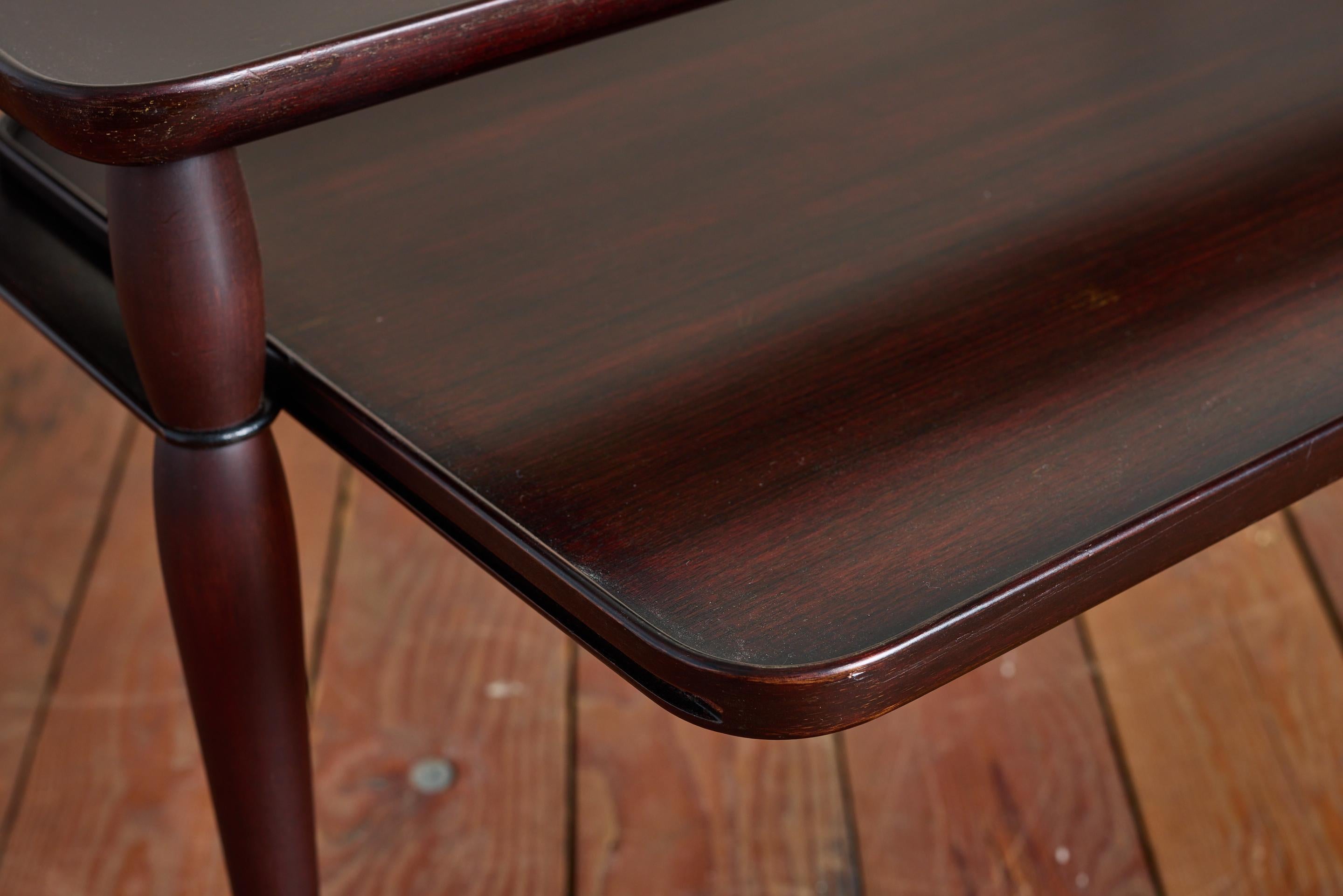 Ico Parisi Couchtisch mit ausziehbarem Tablett im Angebot 2