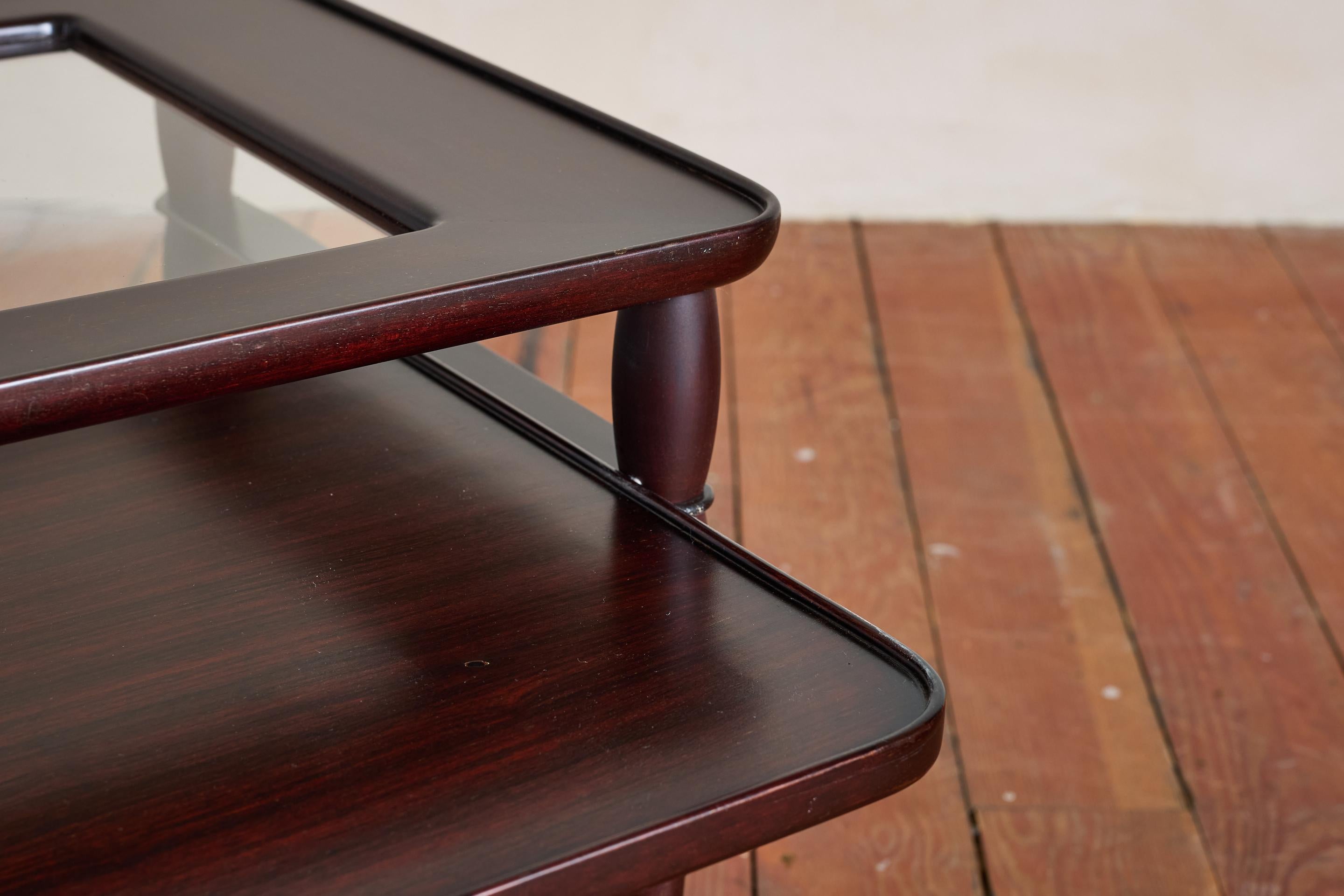 Ico Parisi Couchtisch mit ausziehbarem Tablett im Angebot 3