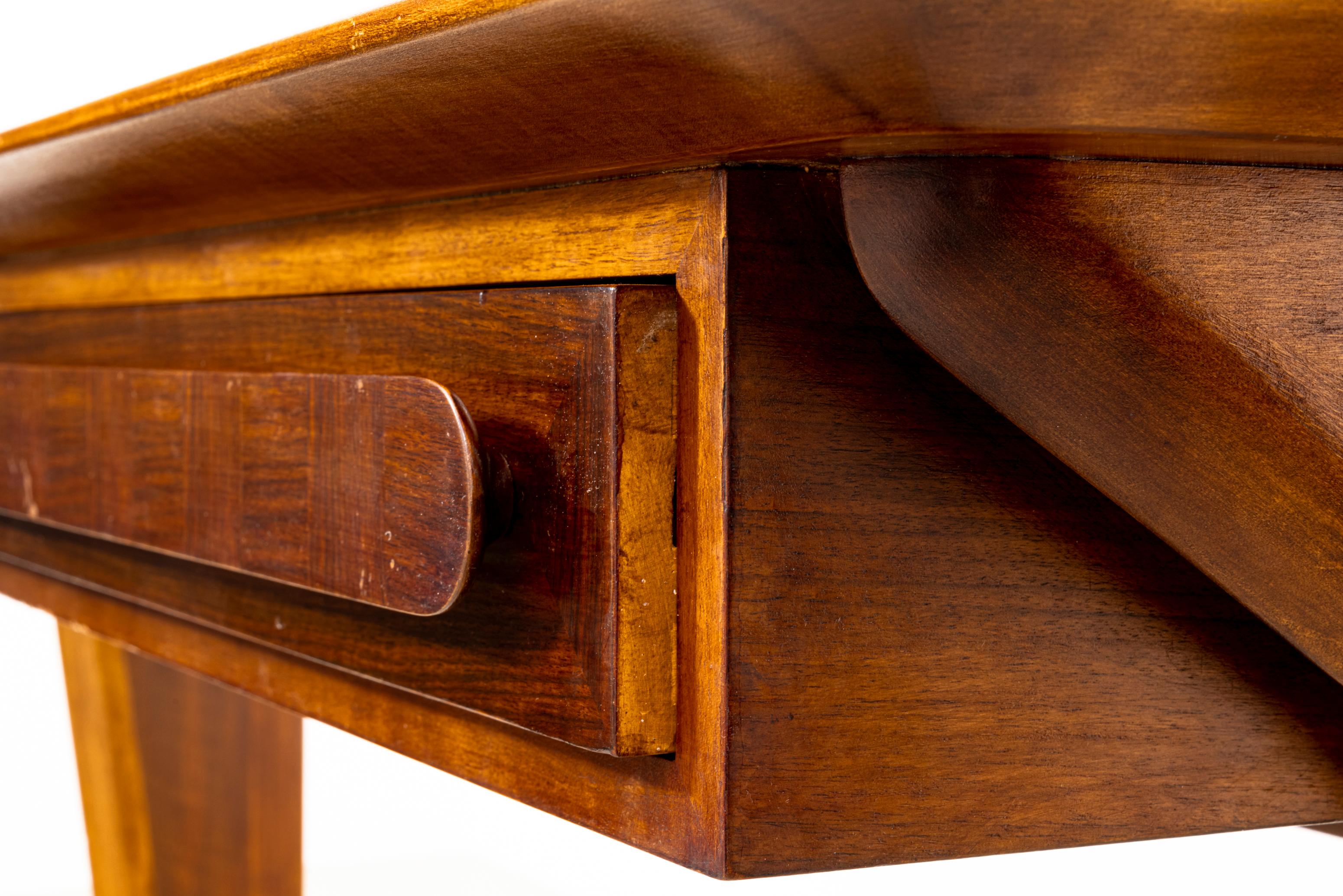 Cherry Ico Parisi Console in Walnut, Italy, 1950's For Sale