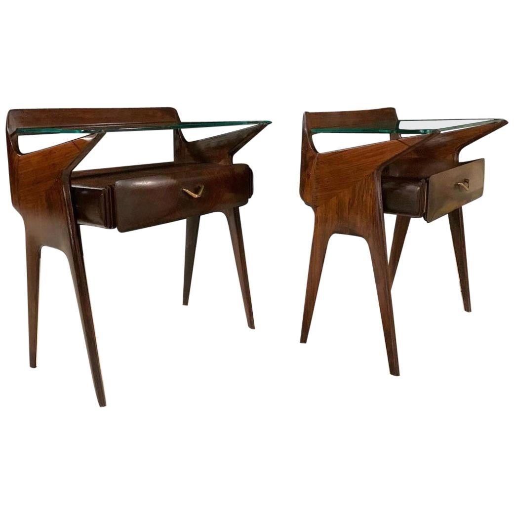 Ico Parisi Dassi Style Side Tables For Sale