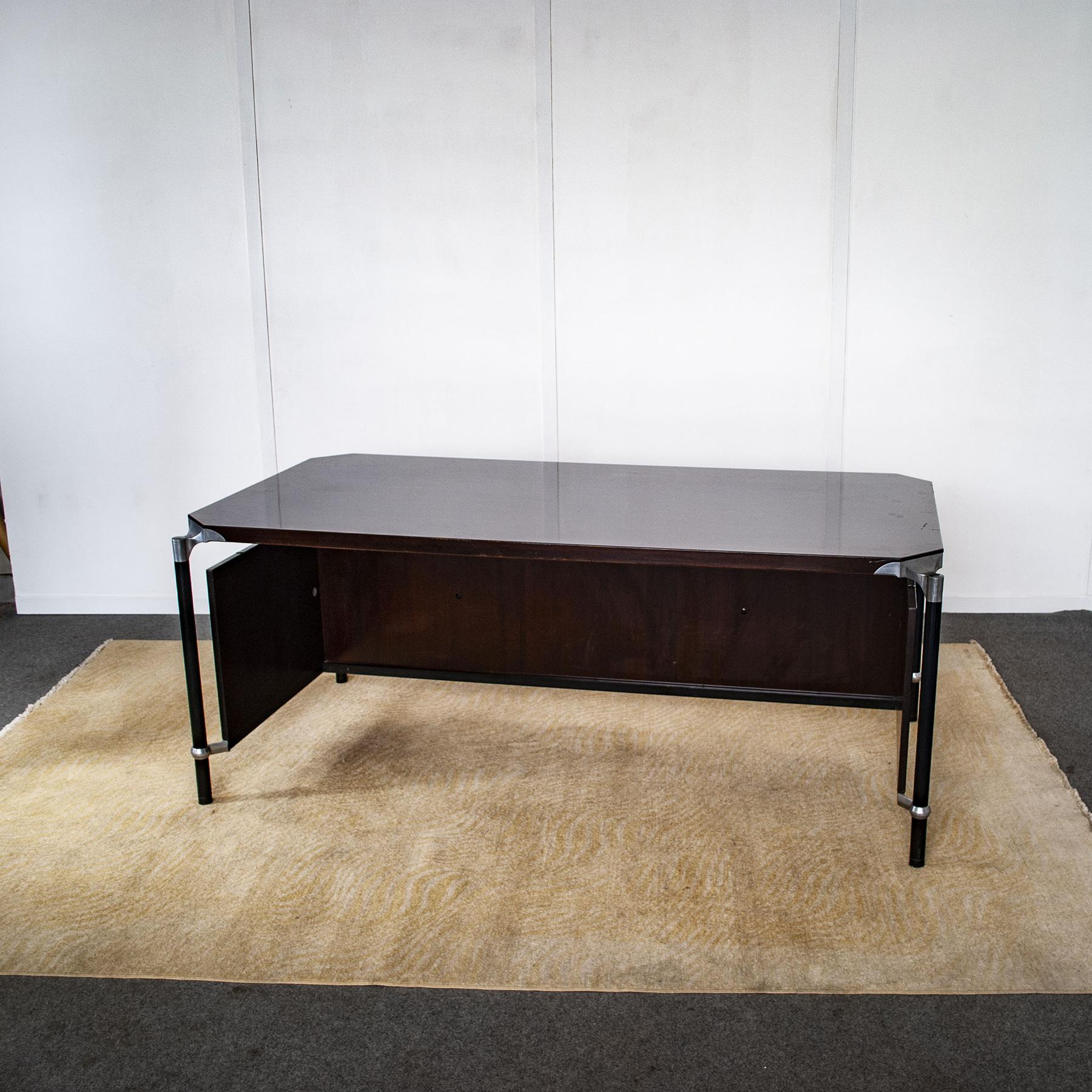 Ico Parisi Desk for Mim Rome from 1960s For Sale 3