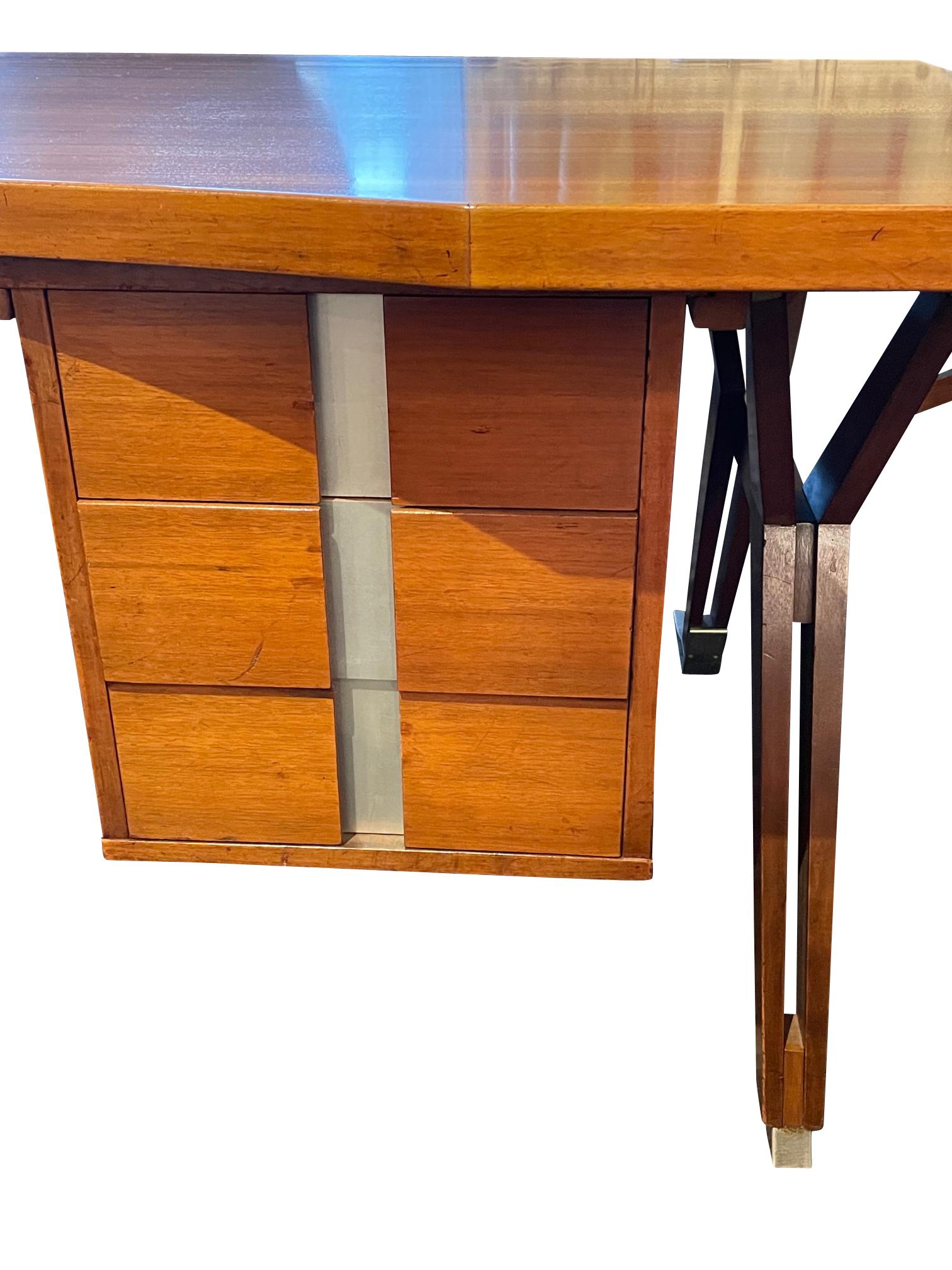 Mid-20th Century Ico Parisi Partners Desk, Italy, 1940s For Sale