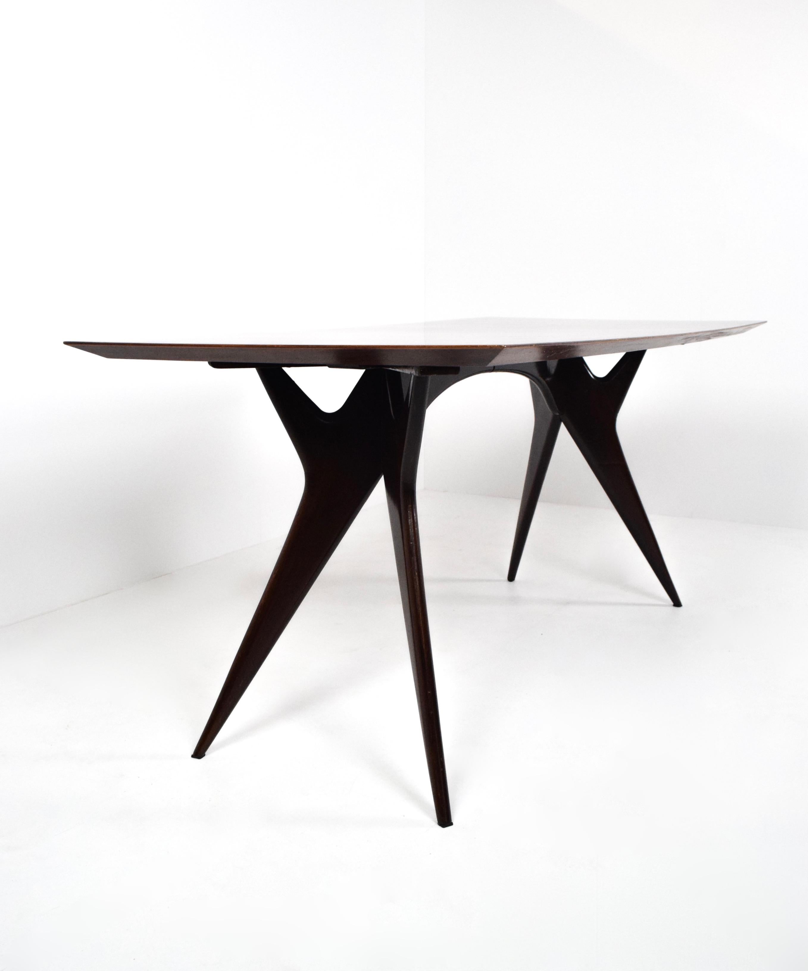 Ico Parisi Dining or Worktable for MIM Roma, Midcentury, Italy, 1950s In Good Condition In Hellouw, NL