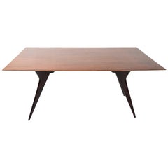 Ico Parisi Dining or Worktable for MIM Roma, Midcentury, Italy, 1950s