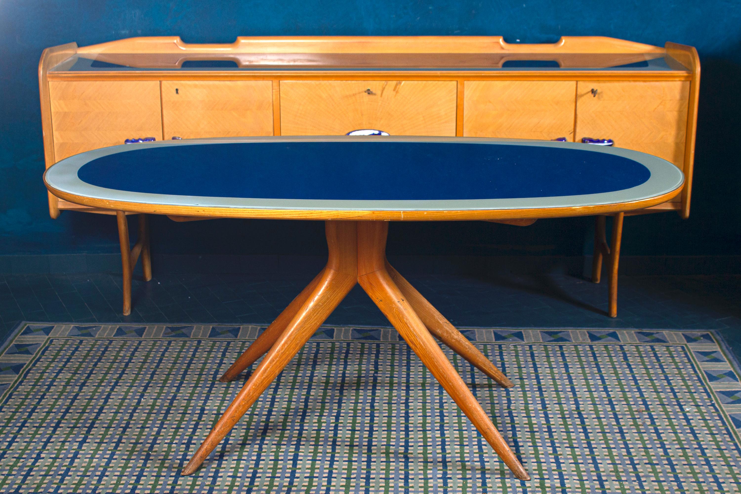 Ico Parisi Dining Table, 1960s In Good Condition For Sale In Rome, IT