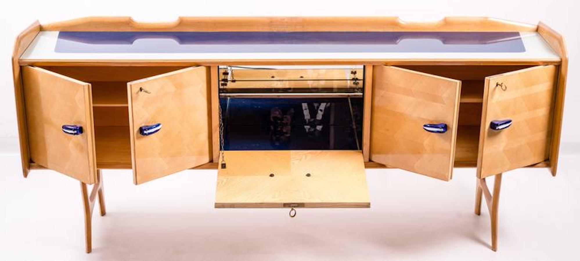 Table de salle à manger et six chaises Ico Parisi des années 1960 en vente 9