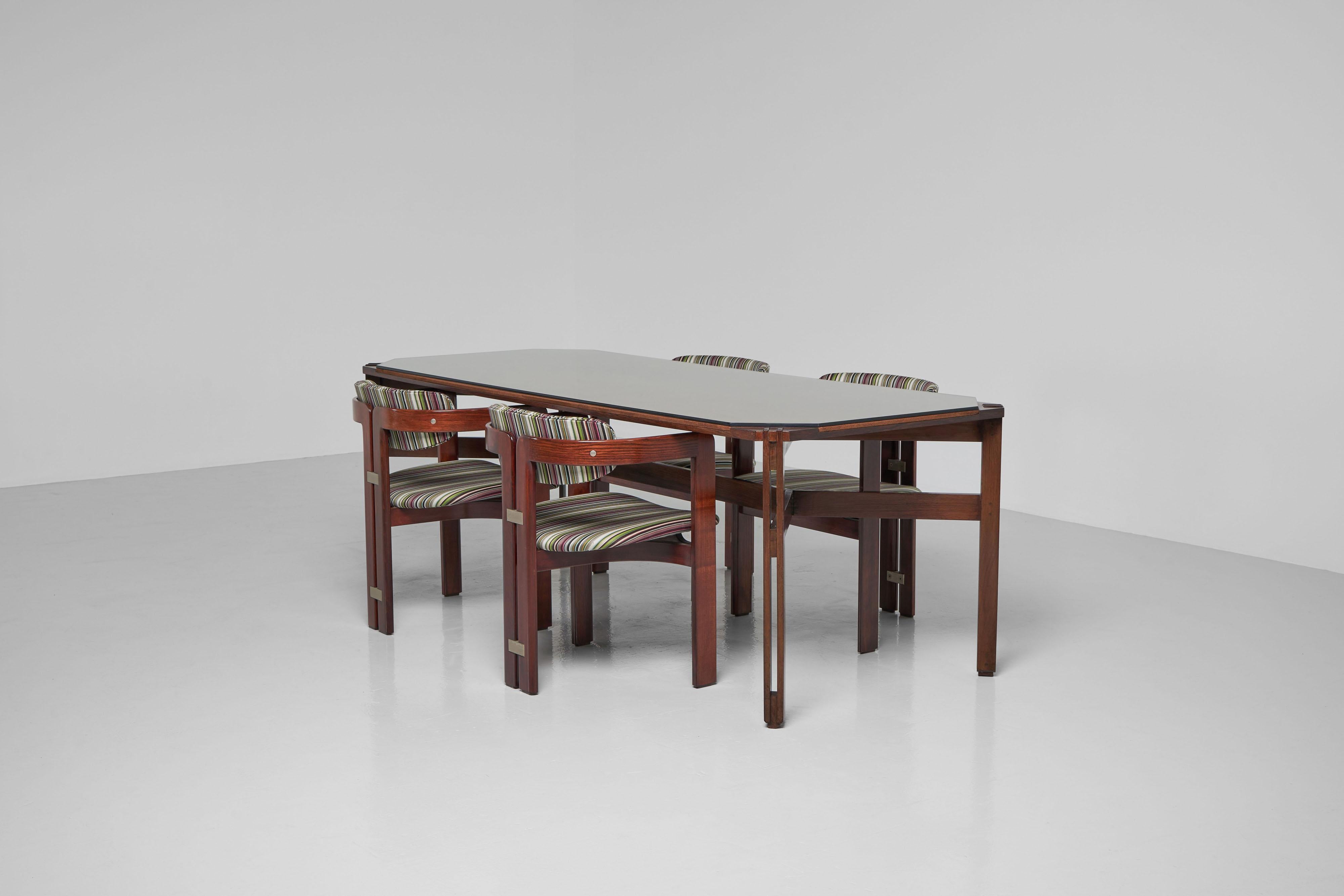 This is for a rare model 574/2 dining table designed by Ico Parisi and manufactured by Figli di Amedeo Cassina, Italy 1959. This rare dining table was part from a series designed by Parisi for Cassina at the end of the 1950s. The production started