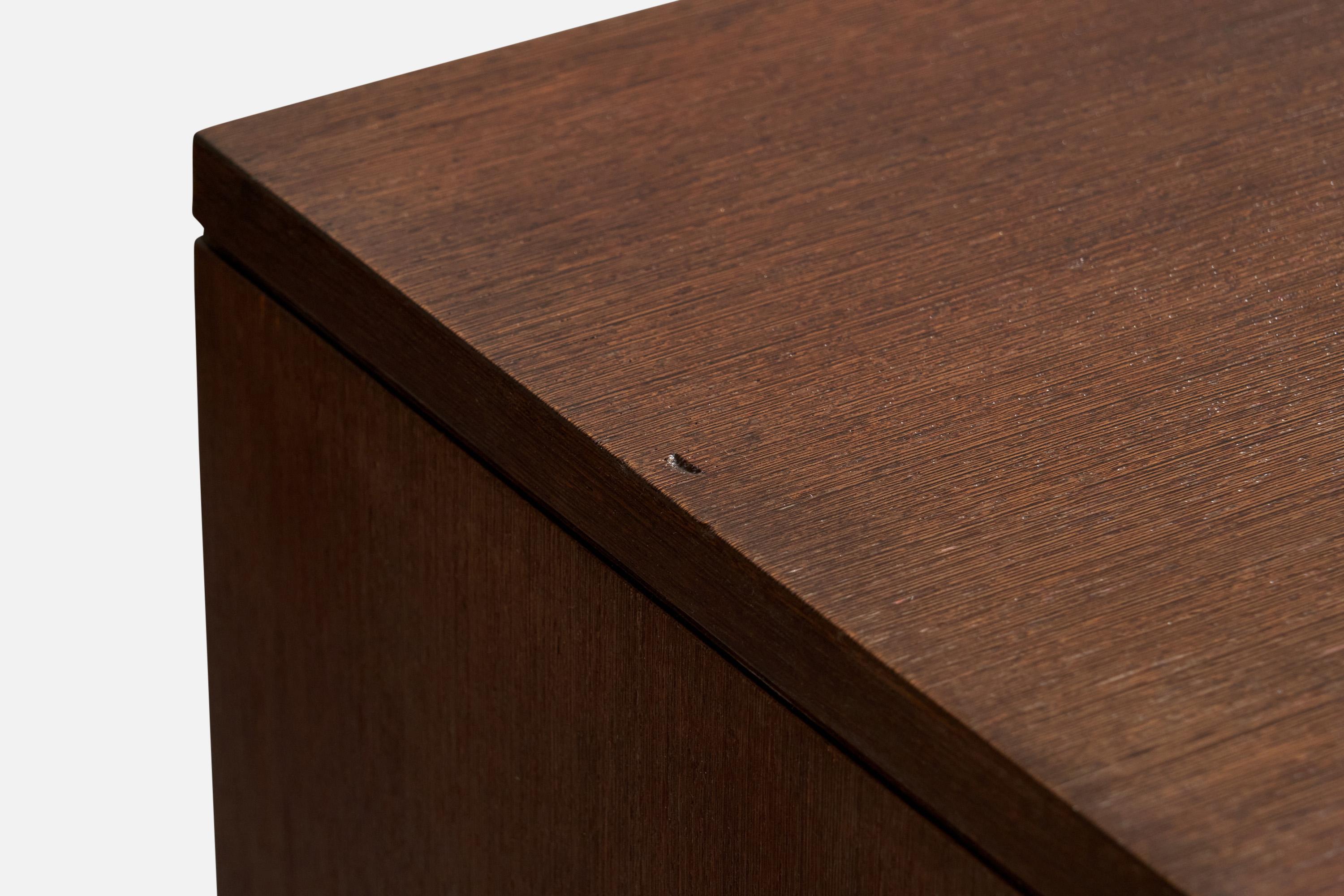 Mid-Century Modern Ico Parisi, Dresser, Wood, Brass, Italy, 1960s For Sale