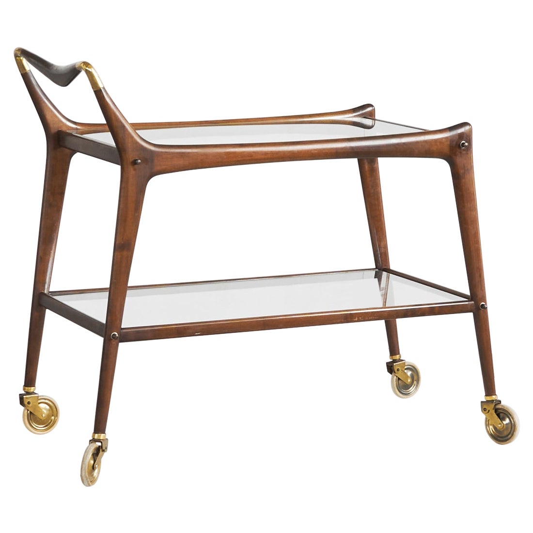Ico Parisi for Angelo de Baggis Cantù Bar Cart 'Number 58' 1950s